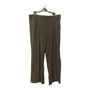 Northern Reflections Womens Town Stretch Wide Leg Chino Pants Size 14